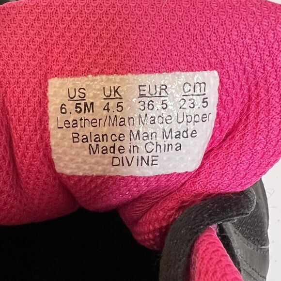 Ryka Divine Black and Pink Lace Up Sneakers - Picture 6 of 6